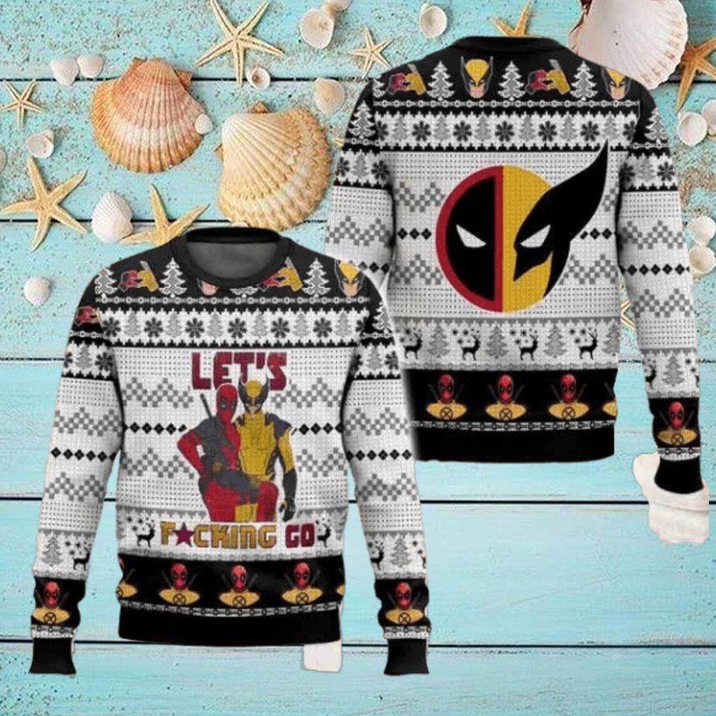 Deadpool And Wolverine Let’s Fucking Co 2024 Ugly Christmas Sweater Deadpool And Wolverine Let’s Fucking Co 2024 Ugly Christmas Sweater