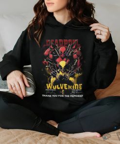 Deadpool And Wolverine Thank You For The Memories Signature Unisex T Shirt