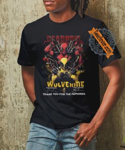 Deadpool And Wolverine Thank You For The Memories Signature Unisex T Shirt