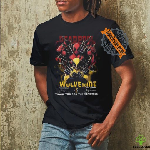 Deadpool And Wolverine Thank You For The Memories Signature Unisex T Shirt