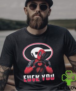 Deadpool Georgia Bulldogs Fuck You Love You Shirt