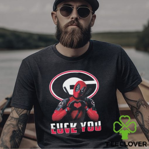 Deadpool Georgia Bulldogs Fuck You Love You Shirt