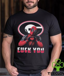 Deadpool Georgia Bulldogs Fuck You Love You Shirt