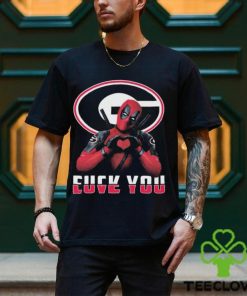 Deadpool Georgia Bulldogs Fuck You Love You Shirt