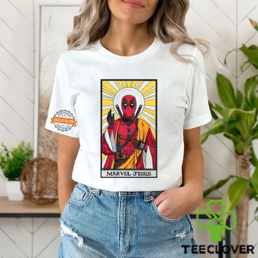Deadpool Jesus Tarot Card Deadpool Wolverine Shirt
