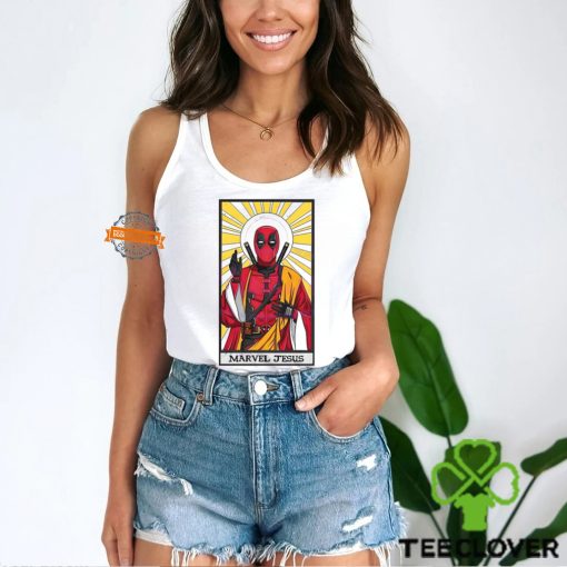 Deadpool Jesus Tarot Card Deadpool Wolverine Shirt