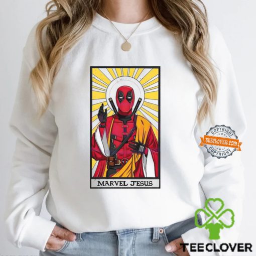 Deadpool Jesus Tarot Card Deadpool Wolverine Shirt