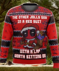 Deadpool Jolly Red Guy Ugly Christmas Sweater Funny Gift For Men And Women Fans