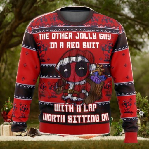 Deadpool Jolly Red Guy Ugly Christmas Sweater Funny Gift For Men And Women Fans