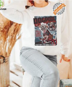 Deadpool Mad Engine Dogpool Cover Graphic shirt