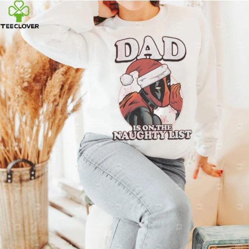 Deadpool Marvel Comics Mad Engine Bad Dad Graphic T Shirt