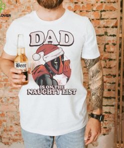 Deadpool Marvel Comics Mad Engine Bad Dad Graphic T Shirt