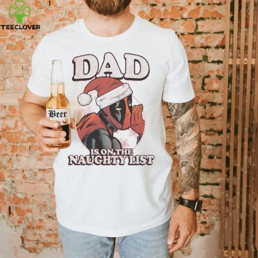 Deadpool Marvel Comics Mad Engine Bad Dad Graphic T Shirt