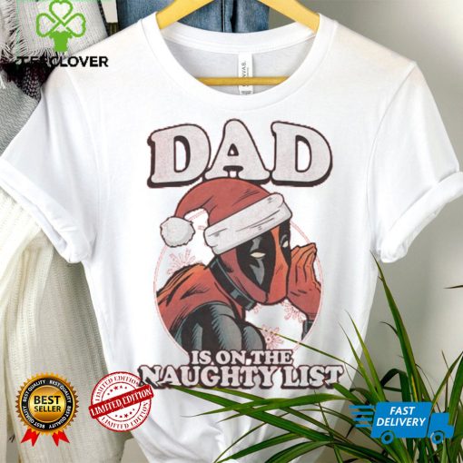 Deadpool Marvel Comics Mad Engine Bad Dad Graphic T Shirt