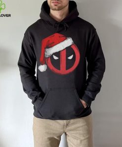 Deadpool Marvel Comics Mad Engine Santa Hat Graphic T Shirt