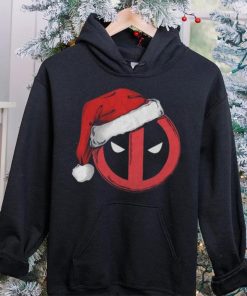 Deadpool Marvel Comics Mad Engine Santa Hat Graphic T Shirt