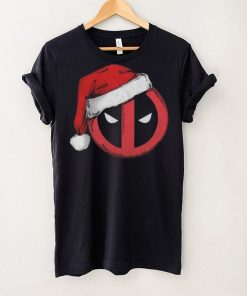 Deadpool Marvel Comics Mad Engine Santa Hat Graphic T Shirt