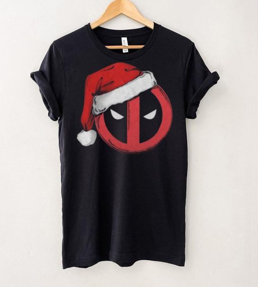 Deadpool Marvel Comics Mad Engine Santa Hat Graphic T Shirt