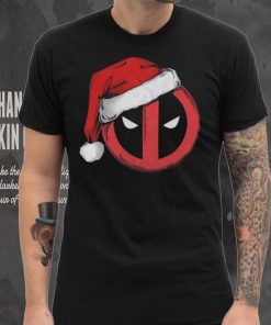 Deadpool Marvel Comics Mad Engine Santa Hat Graphic T Shirt