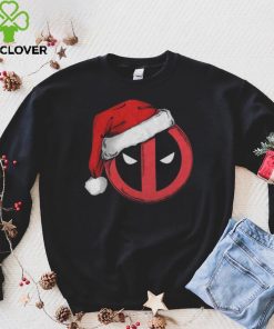 Deadpool Marvel Comics Mad Engine Santa Hat Graphic T Shirt