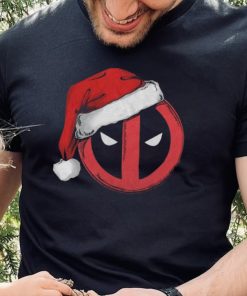 Deadpool Marvel Comics Mad Engine Santa Hat Graphic T Shirt