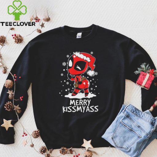 Deadpool Merry Kiss My Ass Christmas Shirt