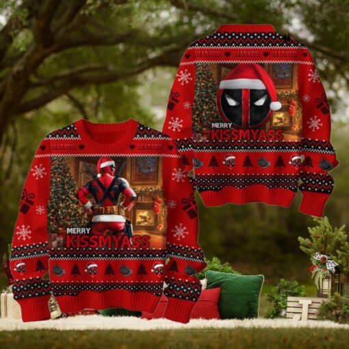 Deadpool Merry Kiss My Ass Special Sweater