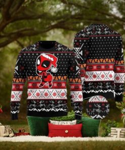 Deadpool Merry Kissmyass Ugly Sweater For Woman