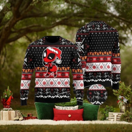 Deadpool Merry Kissmyass Ugly Sweater For Woman
