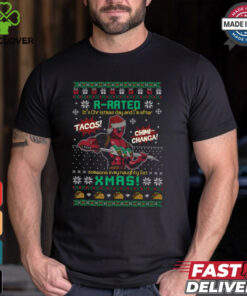 Deadpool R Rated Christmas Shirt