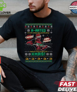 Deadpool R Rated Christmas Shirt