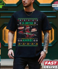 Deadpool R Rated Christmas Shirt