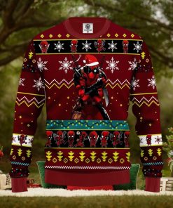 Deadpool Red Funny Ideas Ugly Christmas Sweater Gift Thanksgiving