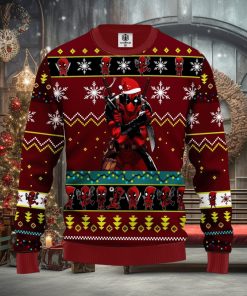 Deadpool Red Funny Ideas Ugly Christmas Sweater Gift Thanksgiving