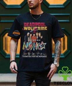 Deadpool & Wolverine Bye Bye Bye NSYNC Thank You For The Memories T Shirt