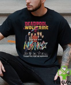 Deadpool & Wolverine Bye Bye Bye NSYNC Thank You For The Memories T Shirt