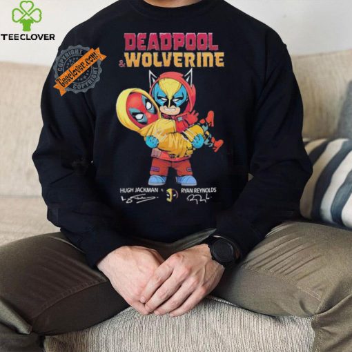 Deadpool & Wolverine Hugh Jackman Ryan Reynolds Signature Shirt
