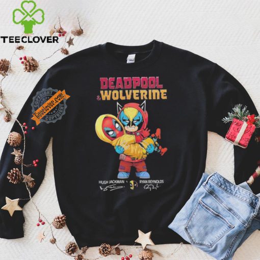 Deadpool & Wolverine Hugh Jackman Ryan Reynolds Signature Shirt