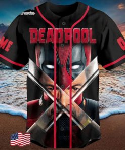 Deadpool Wolverine Let’s Fucking Go Personalized Baseball Jersey