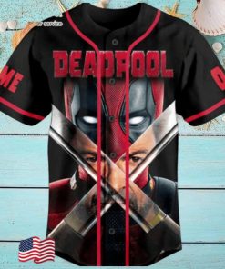 Deadpool Wolverine Let’s Fucking Go Personalized Baseball Jersey