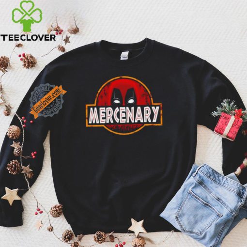 Deadpool X Jurassic Park Mercenary Park logo shirt