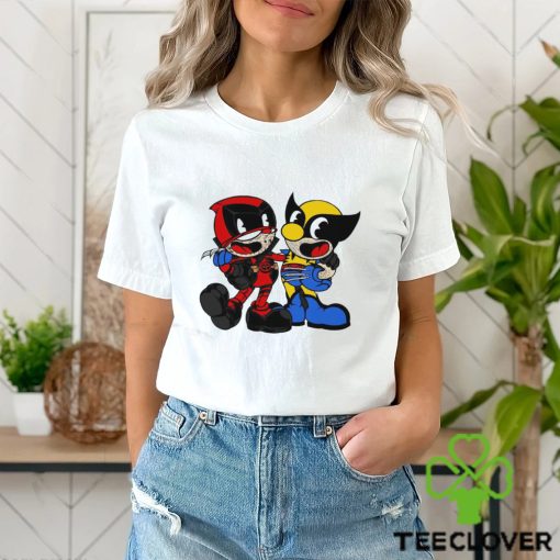 Deadpool and Wolverine X Cuphead Weapon X Head hoodie, sweater, longsleeve, shirt v-neck, t-shirt