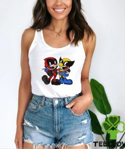 Deadpool and Wolverine X Cuphead Weapon X Head hoodie, sweater, longsleeve, shirt v-neck, t-shirt