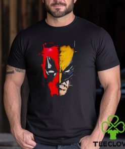 Deadpool and Wolverine face off shirt
