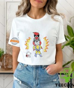 Deadpool and Wolverine sketchy characters funny shirt