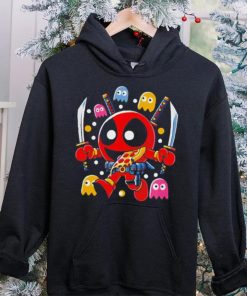 Deadpool in the style of Pac Man Mr. DP shirt 1 Deadpool in the style of Pac Man Mr. DP shirt