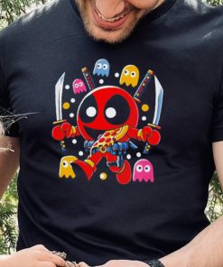 Deadpool in the style of Pac Man Mr. DP shirt 3 Deadpool in the style of Pac Man Mr. DP shirt