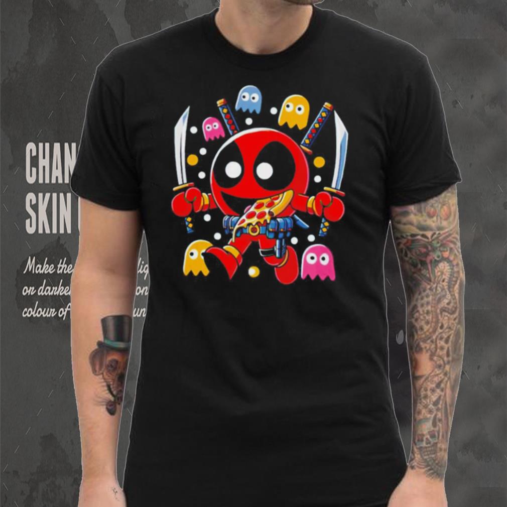 Deadpool in the style of Pac Man Mr. DP shirt Deadpool in the style of Pac Man Mr. DP shirt