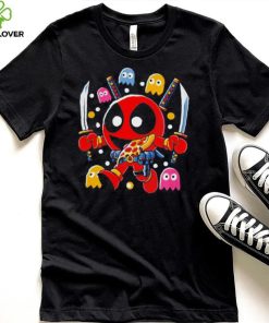Deadpool in the style of Pac Man Mr. DP shirt 6 Deadpool in the style of Pac Man Mr. DP shirt