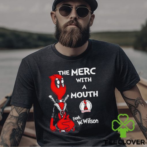 Deadpool the Merc with a mouth feat W. Wilson art hoodie, sweater, longsleeve, shirt v-neck, t-shirt